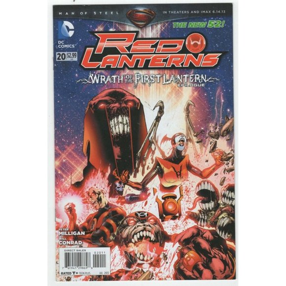 DC Comics #20 New 52 Red Lantern Wrath Of The First Lantern Epilogue Comic Book - Picture 1 of 10